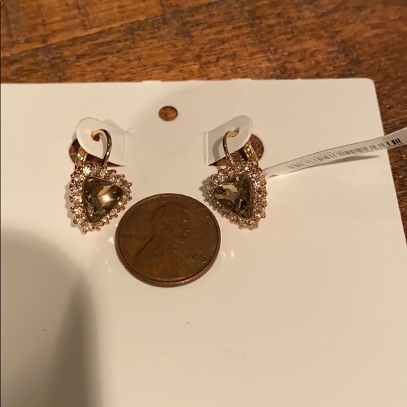 Banana Republic Heart Topaz Earrings - Picture 8 of 16